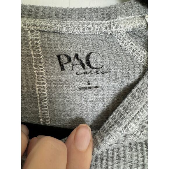 PacCares Toasty Waffle Knit Long Sleeve Top, size small - Picture 4 of 6